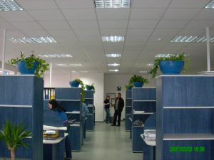 Интериорно озеленяване на офиса на Еконт Експрес