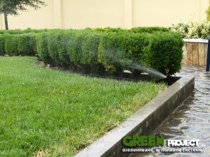 Поливна система в частен двор в гр. Нови Искър