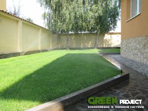 Поливна система в частен двор в гр. Нови Искър