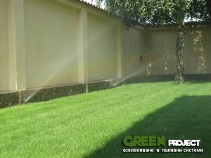 Поливна система в частен двор в гр. Нови Искър