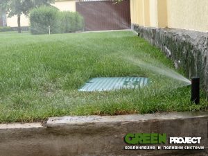 Поливна система в частен двор в гр. Нови Искър