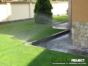 Поливна система в частен двор в гр. Нови Искър