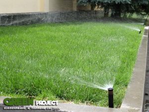 Поливна система в частен двор в гр. Нови Искър