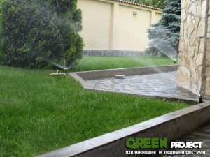 Поливна система в частен двор в гр. Нови Искър