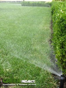 Поливна система в частен двор в гр. Нови Искър