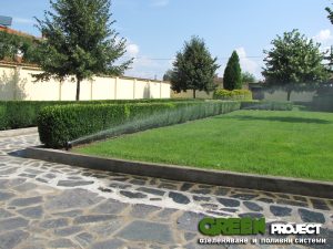 Поливна система в частен двор в гр. Нови Искър