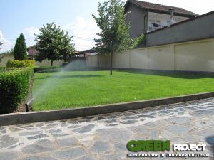 Поливна система в частен двор в гр. Нови Искър