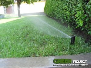 Поливна система в частен двор в гр. Нови Искър