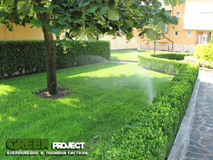 Поливна система в частен двор в гр. Нови Искър