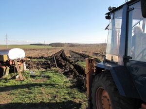 Капково напояване в с. Хаджидимитрово
