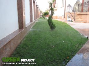 Поливна система в двор в гр. Нови Искър (2)