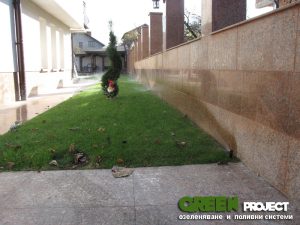 Поливна система в двор в гр. Нови Искър (2)