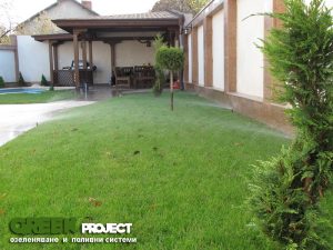 Поливна система в двор в гр. Нови Искър (2)
