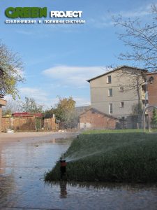 Поливна система в двор в гр. Нови Искър (2)