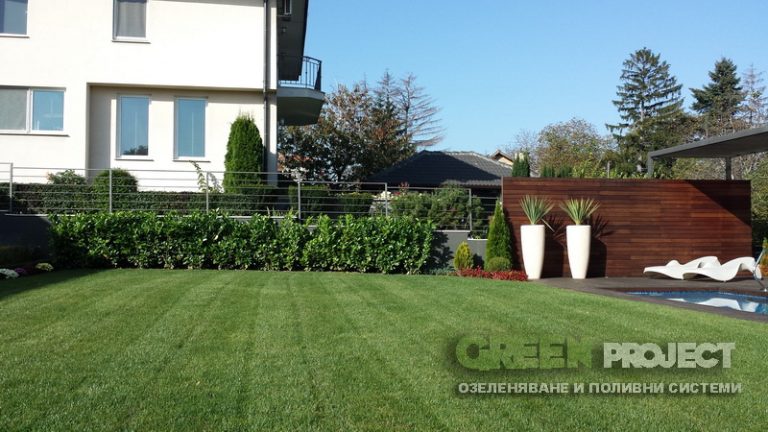Озеленяване на двор в кв. Бояна - 7, София