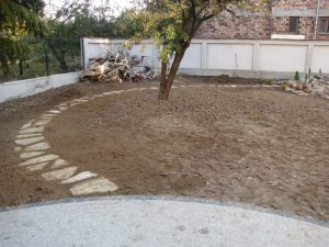 Озеленяване на двор в кв. Малинова долина