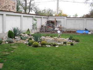 Озеленяване на двор в кв. Малинова долина