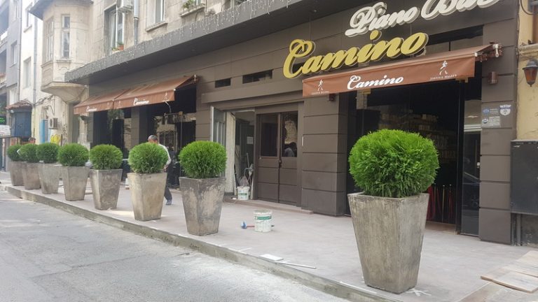 Озеленяване на Piano bar Camino