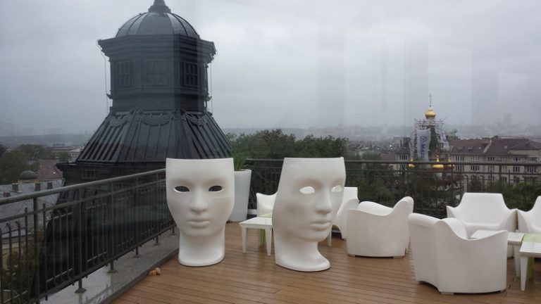 Покривна тераса на Банка ДСК - Централно управление