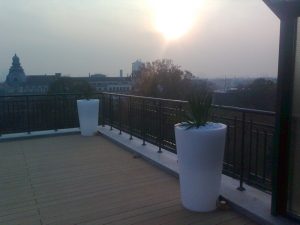 Покривна тераса на Банка ДСК – Централно управление