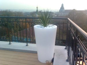 Покривна тераса на Банка ДСК – Централно управление