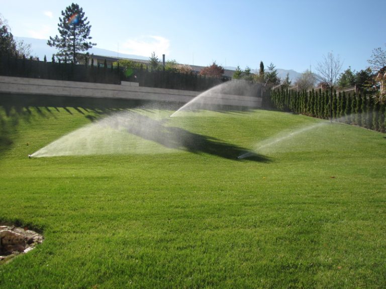 поливна система в резиденция на държавата Катар