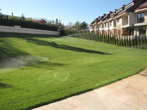 поливна система в резиденция на държавата Катар