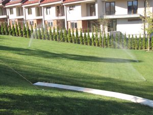 поливна система в резиденция на държавата Катар