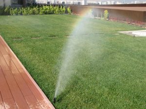 поливна система в резиденция на държавата Катар