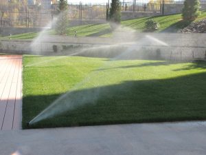 поливна система в резиденция на държавата Катар