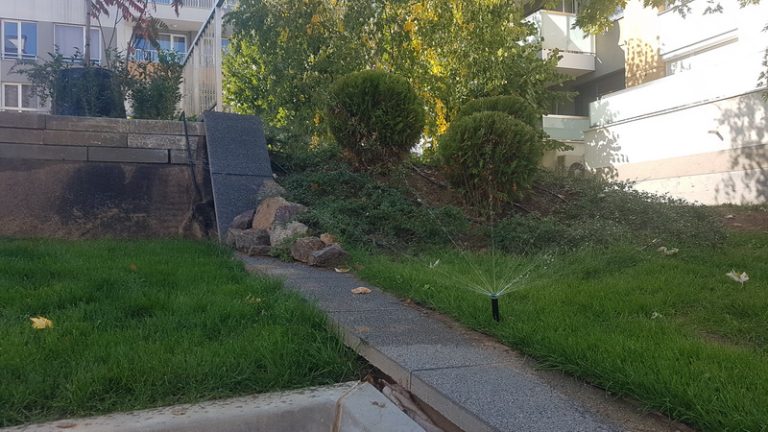 Поливна система в Студентски град