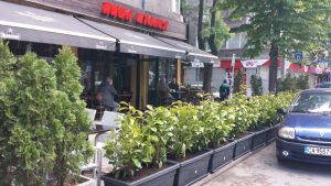 Озеленяване на пицария Италия