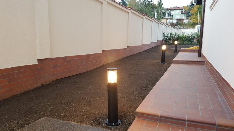 Градинско осветление в Рударци