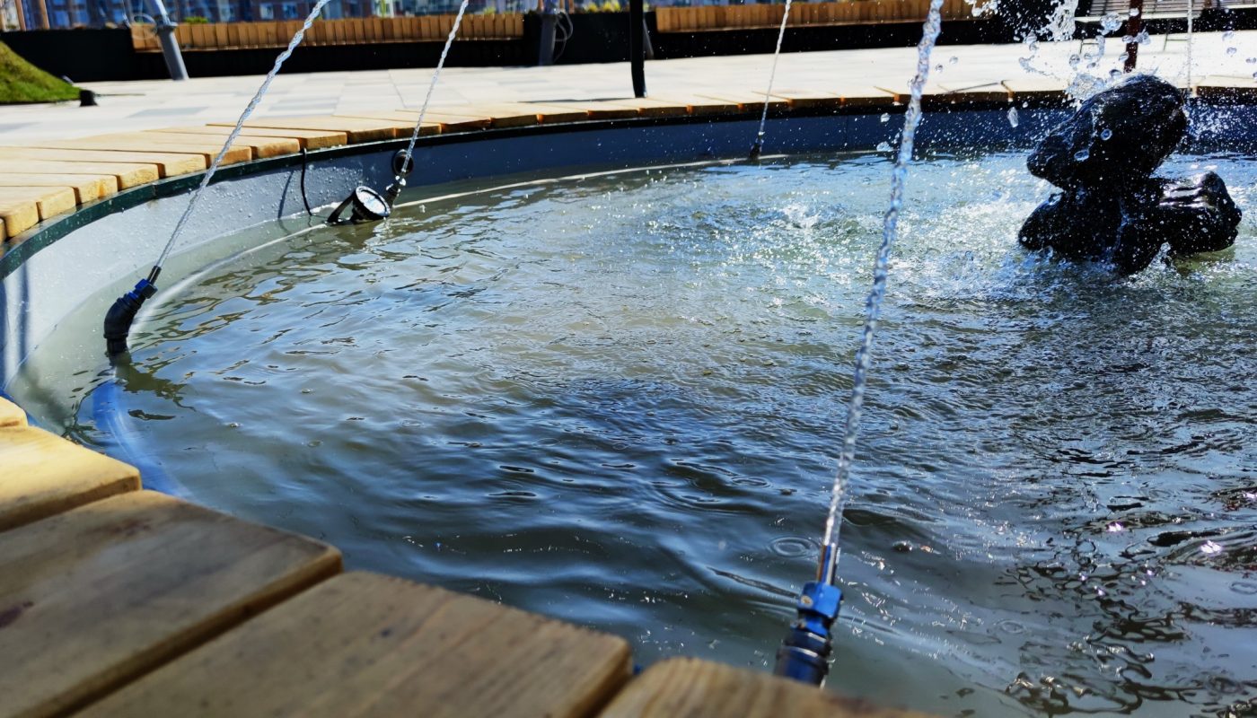 фонтан в Mall Paradise Center