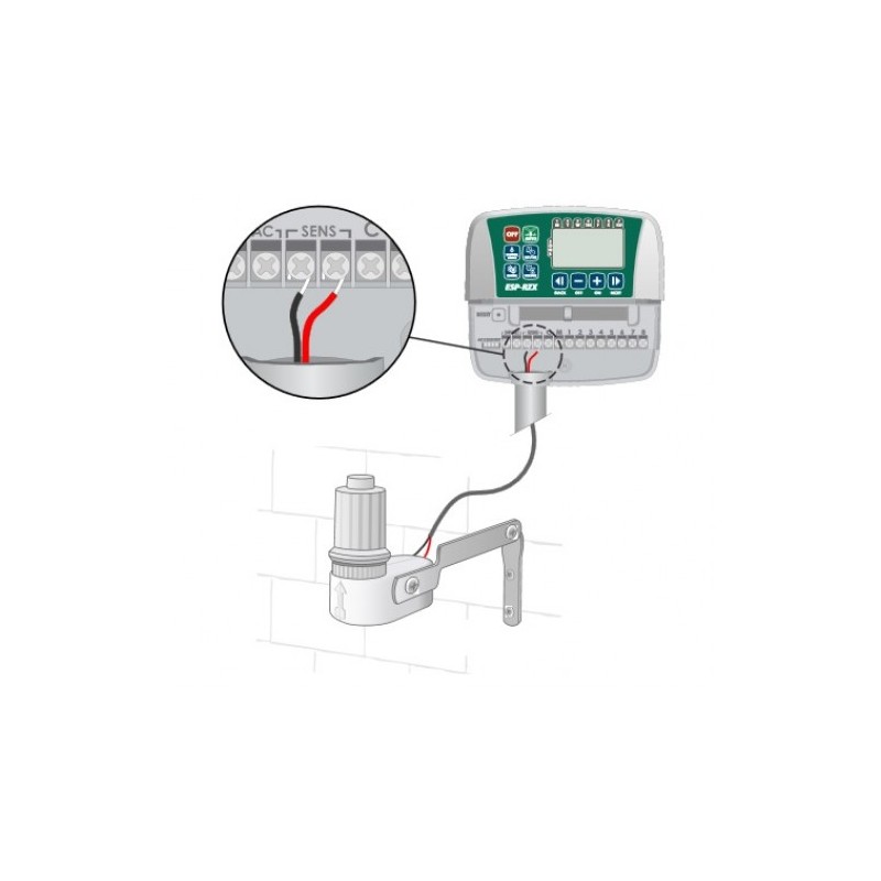 Програматор RZXe6 - 6 станции външен монтаж, Rain Bird - Image 4