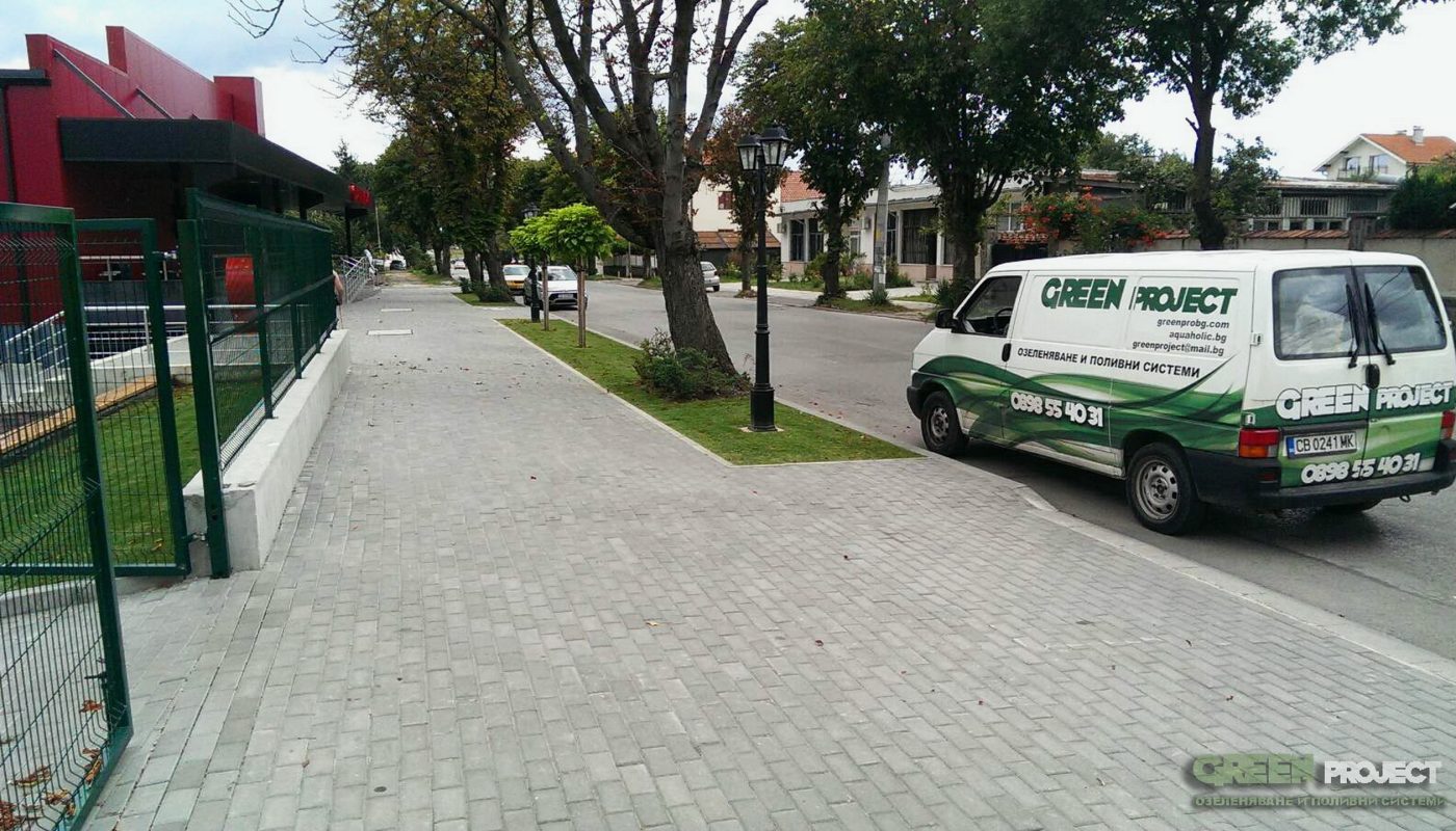 Озеленяване на Фреш маркет – Мрамор