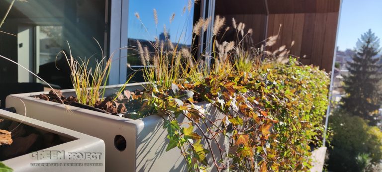 Озеленяване на тераса в ж.к. Яворов