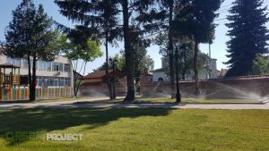 Поливна система на парка в Мрамор