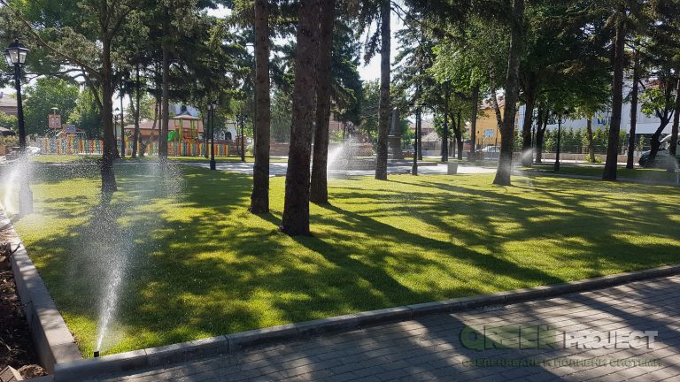 Поливна система на парка в Мрамор
