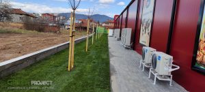 Озеленяване на Фреш маркет – гр. Ихтиман