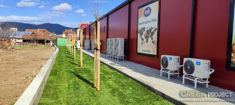 Озеленяване на Фреш маркет - гр. Ихтиман